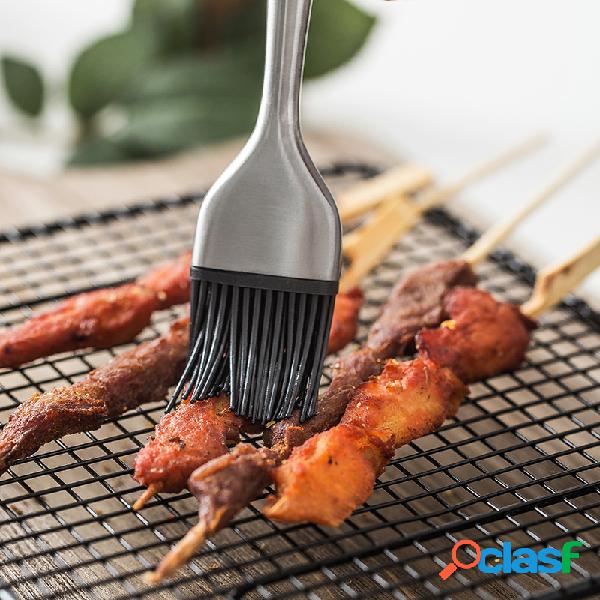 2 pçs / set Escova de Óleo Escova de Alumínio Cozinha