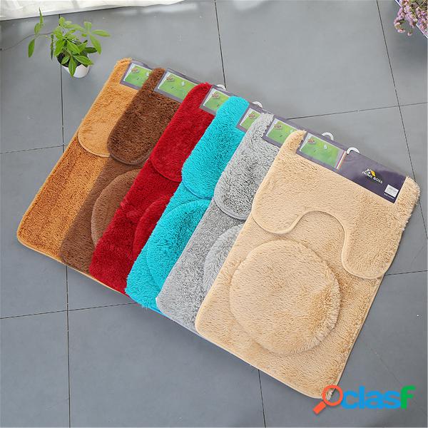 3 pçs / set Cor de Plush Cor Sólida Conjunto de Higiênico