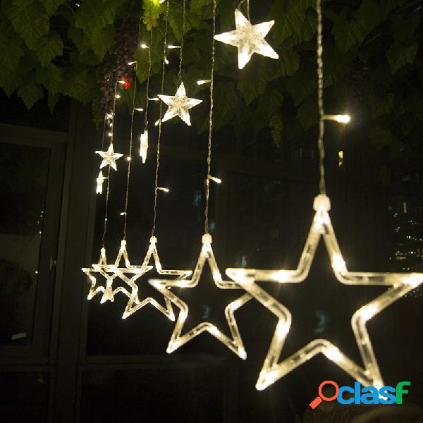 5M 138LEDs Light String Star Curtain Light Home Decor