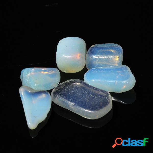 6Pcs Irregular Natural Decoração Opal Stone Jóias DIY