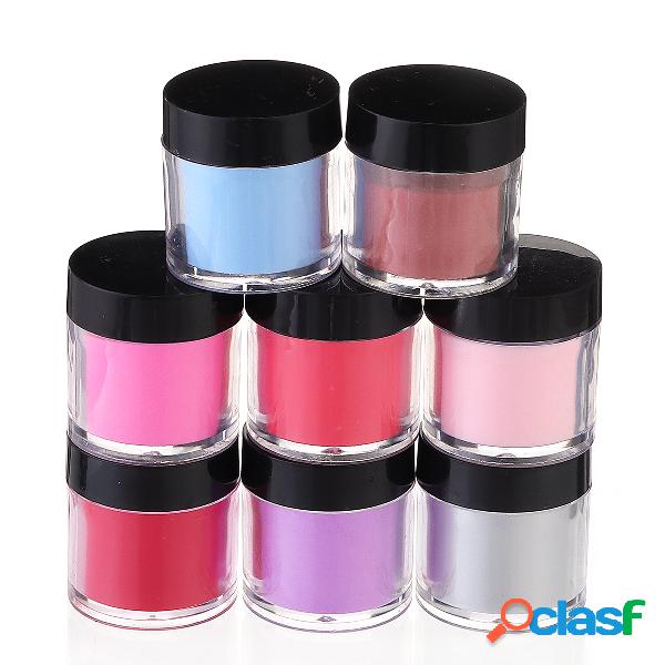 8 Cores Prego Dipping Powder 10 ML Prego Decoração Em Pó