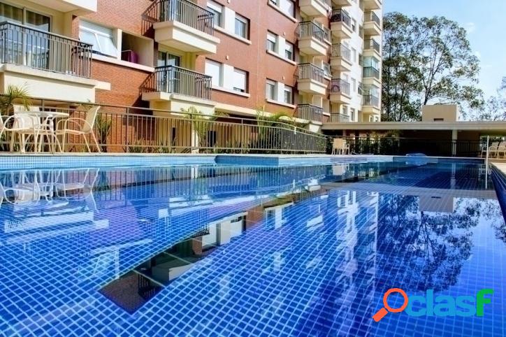 Apartamento de 1 dormitório com sacada - Lazer de Clube -