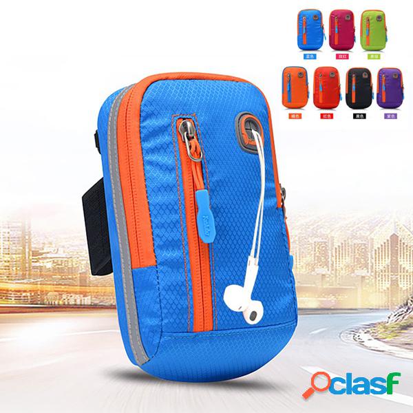 Bolsa de Branço Nylon Impermeável Bolsa de Corrida de