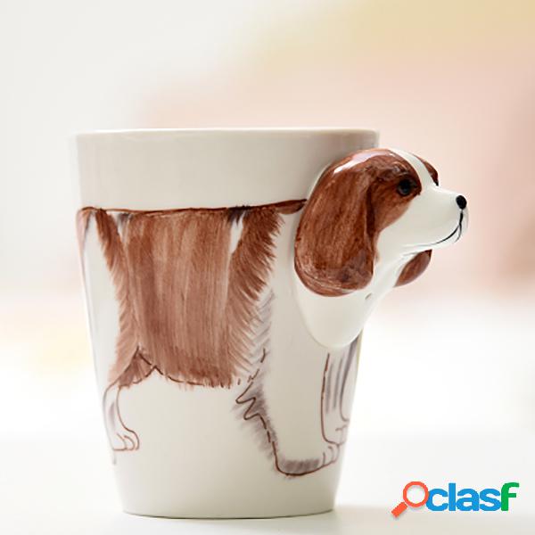 Caneca de Cerâmica 3D Pure Pintados À Mão Animal Cup Copa