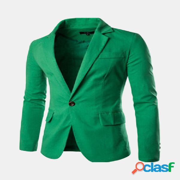 Casual Confortável Soft Business Slim Fit Melhores Blazers