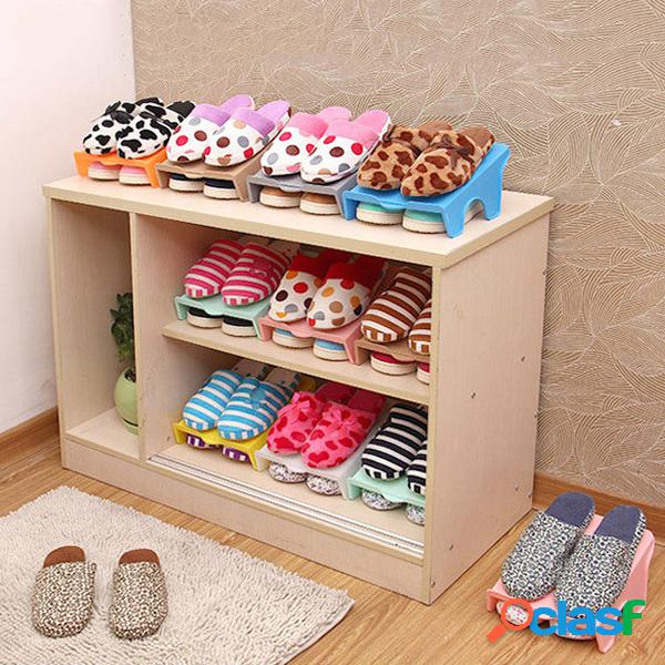 Double Shoe Rack Holder Organizer Saving-space Stretcher