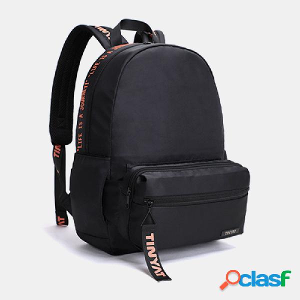 Homens 2Pcs Grande Capacidade Casual Backpack Chest Bolsa
