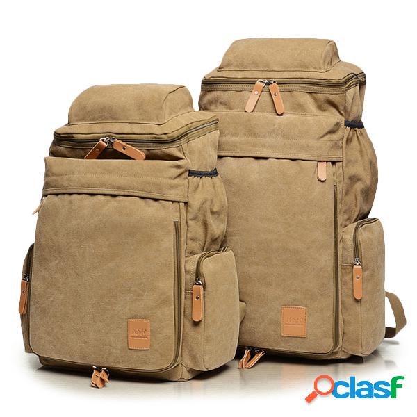 Homens Canvas Casual Shoulder Bolsa Outdoor Travel Sports