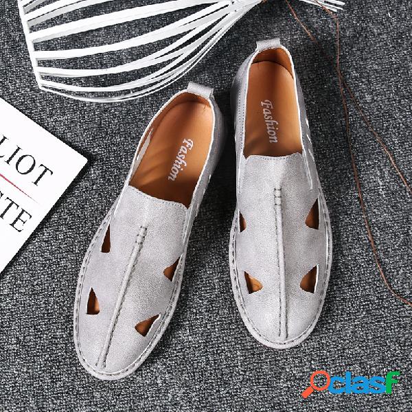 Homens De Grande Porte Buraco Respirável Wearable Outsole