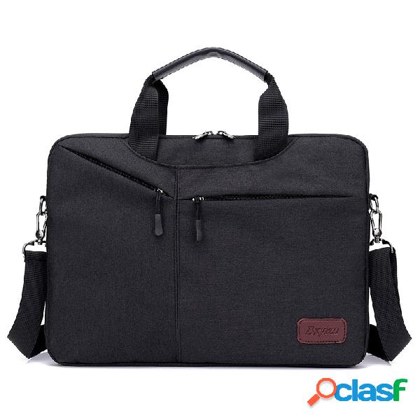Homens Negócios Bolsa Computador Pacote Ombro Bolsa