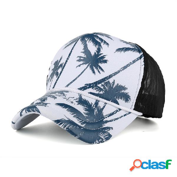 Homens Respirável Ajustável Poliéster Malha Cap Hip Hop