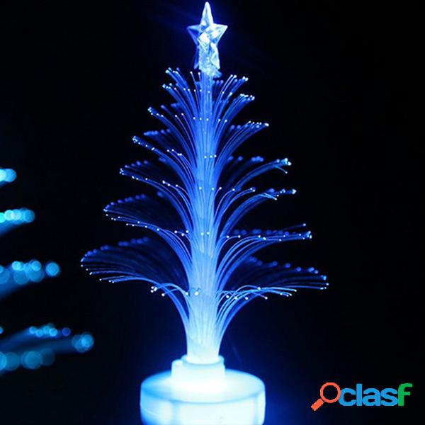 Luz colorida da árvore de Natal da fibra óptica do diodo