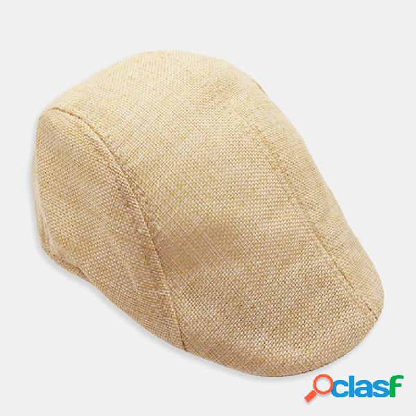 Men Summer Outdoor Casual Boina fina e leve Caps Boné de