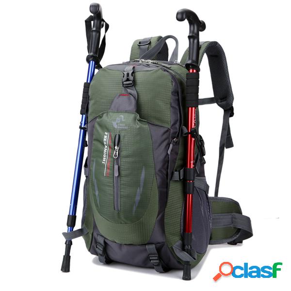 Mochila de viagem de grande capacidade 40L Nylon