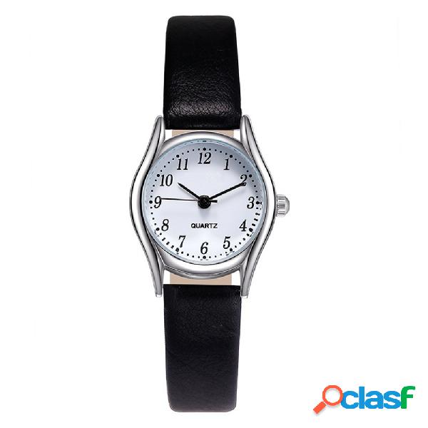 Moda Quartz Relógio De Pulso Pequeno Rodada Dial