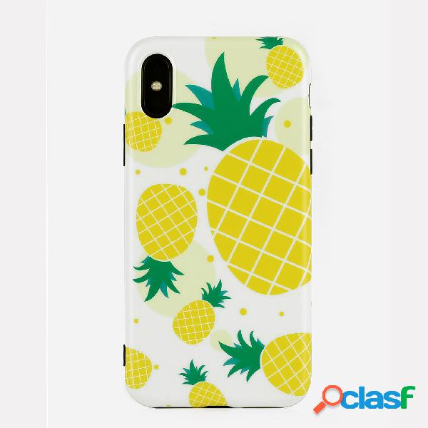 Mulher Unisex Amarela Fruta De Abacaxi Padrão TPU Soft