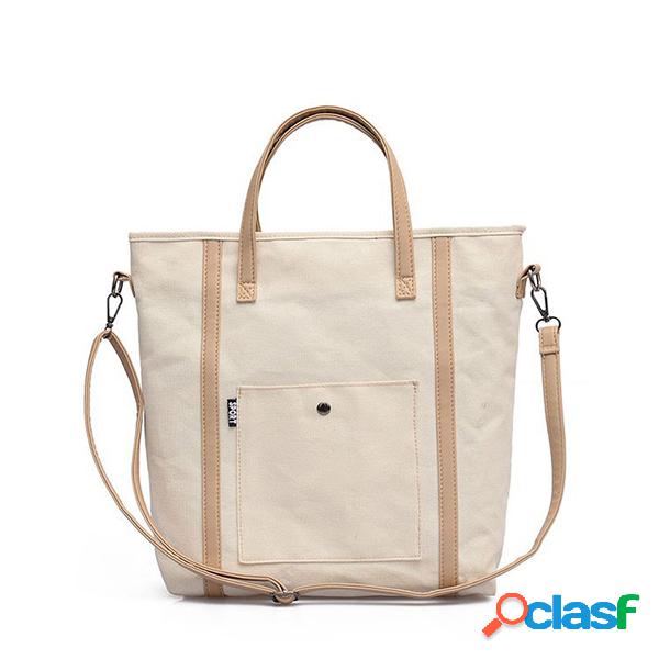 Mulheres Canvas Designer Tote bolsa ombro Bolsa