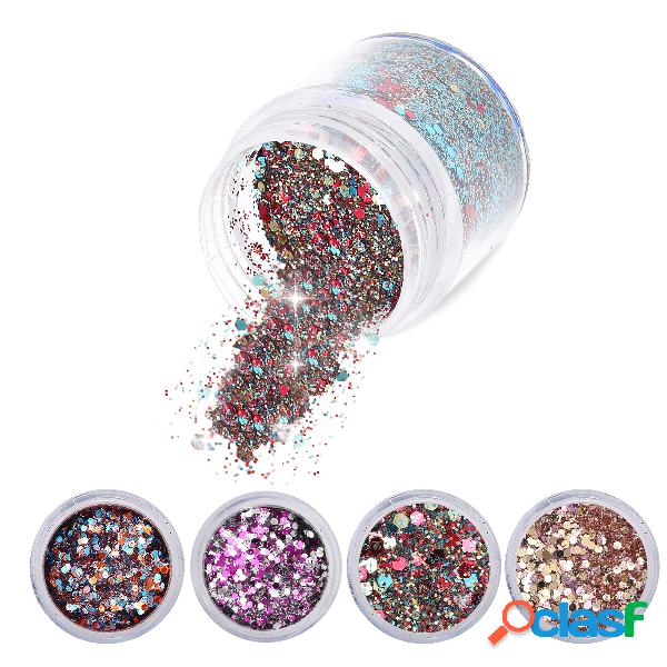 Nail Art Glitter Dust Powder Sequins Tips 3D Manicure