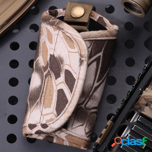 Nylon Chave de Camuflagem Python Caso Cintura Chave Bolsa