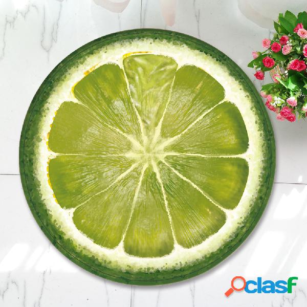 O fruto redondo da cópia 3D caçoa os tapetes macios da