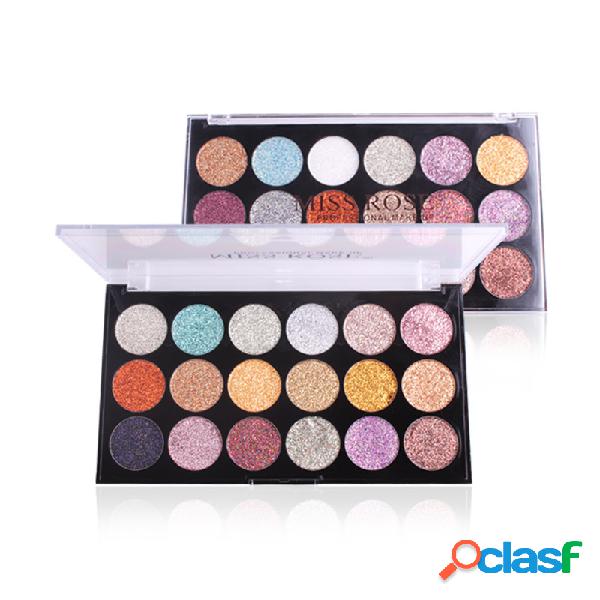 Paleta de Sombra de Glitter 18 Cores Shimmer Paleta de