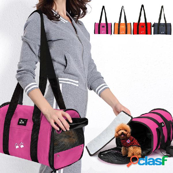 Pet Dog Puppy Cat Portátil Travel Carrier Tote Cage Bag