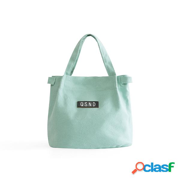 Senhora Ombro Saco De Lona De Moda Balde Saco Bento Bag