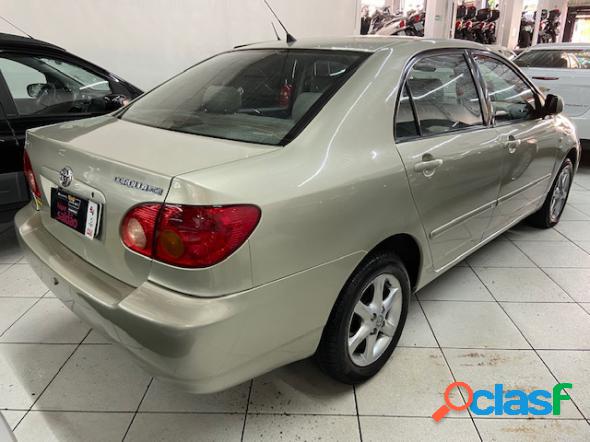 TOYOTA COROLLA XEI 1.8 AUTOMATICO BEGE 2003 1.8 FLEX