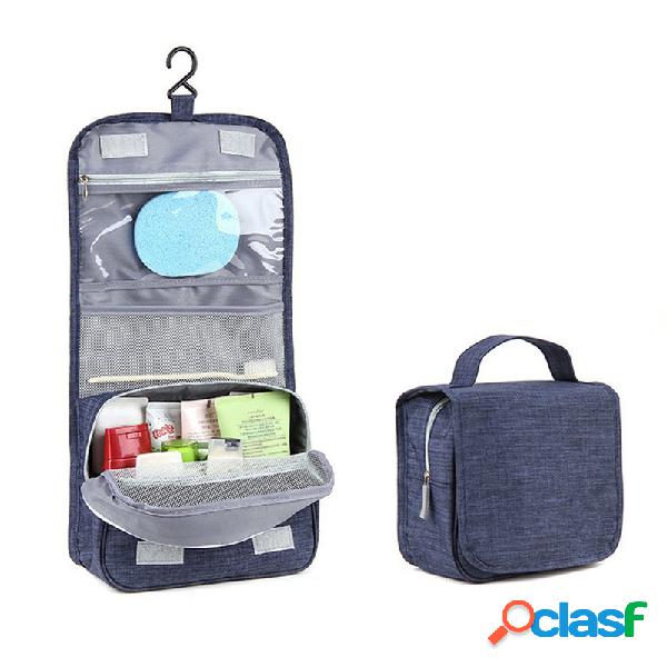 Travel Wash Cosmetic Bolsa Armazenamento portátil de grande