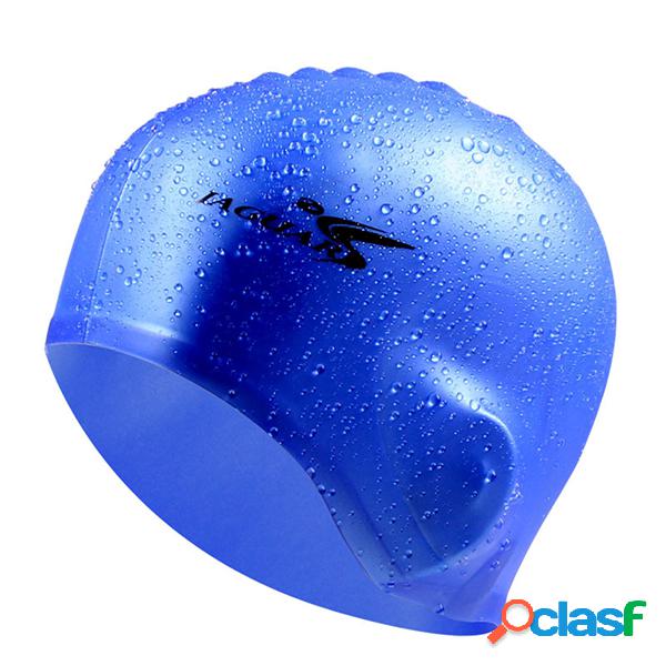 Universal Touca de Silicone com tapa de ouvido para mulheres