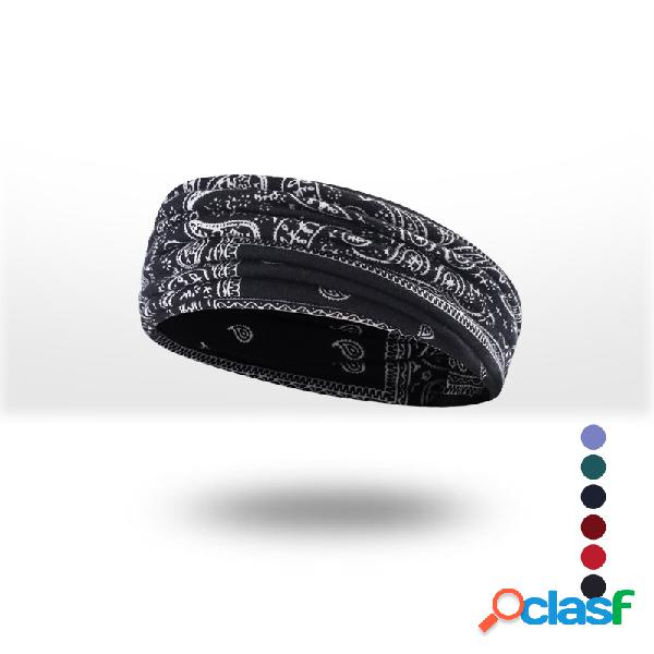 Womens Poliéster Yoga Headband Equitação Corrida De