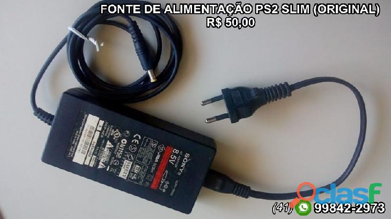 fonte alimentação ps2 slim