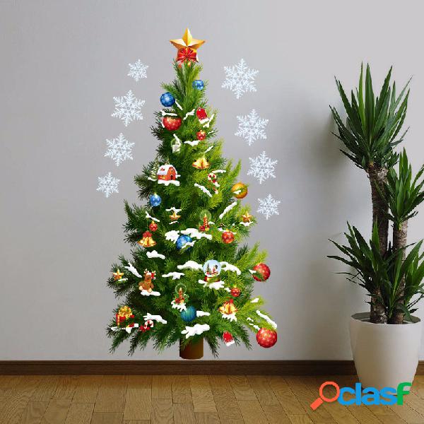 Árvore de Natal removível DIY Window Wall Sticker Home