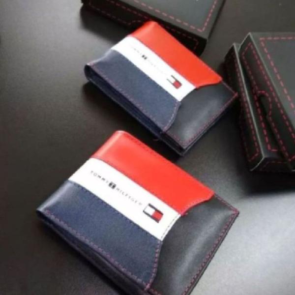 CARTEIRA TOMMY HILFIGER THREE COLORS