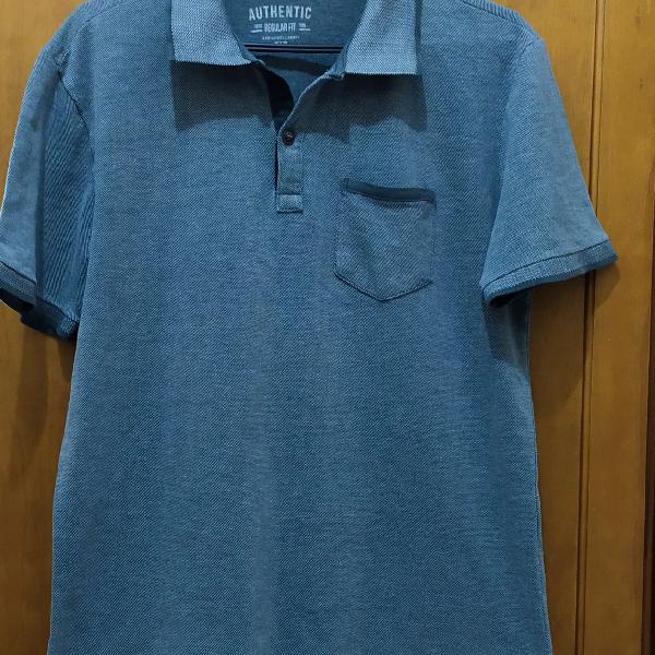 Camisa polo cinza