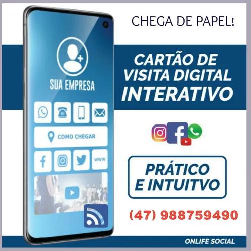 Cartão De Visita Digital Interativo