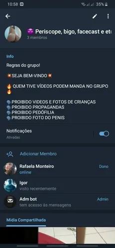 Grupo Exclusivo Do Telegram (periscope, Bigo, Facecast E Etc