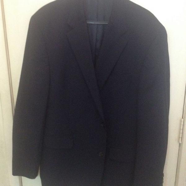 Michael Kors, blazer 54L azul marinho de lã fina