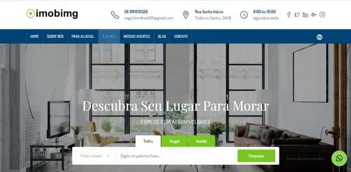 Site Profissional Para Corretor Imobiliário + Chat