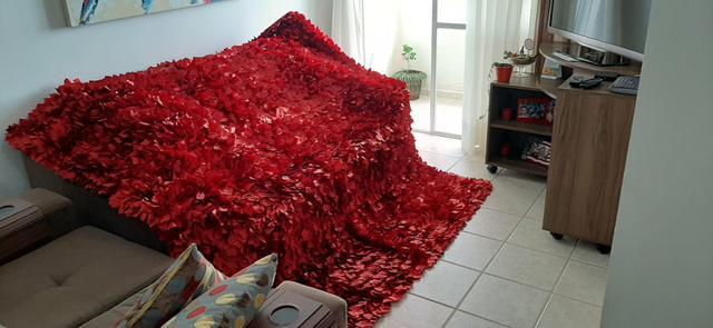 Tapete vermelho para sala