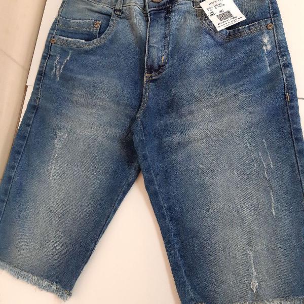 bermuda jeans elastano