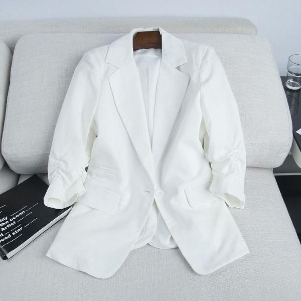 blazer branco elegante