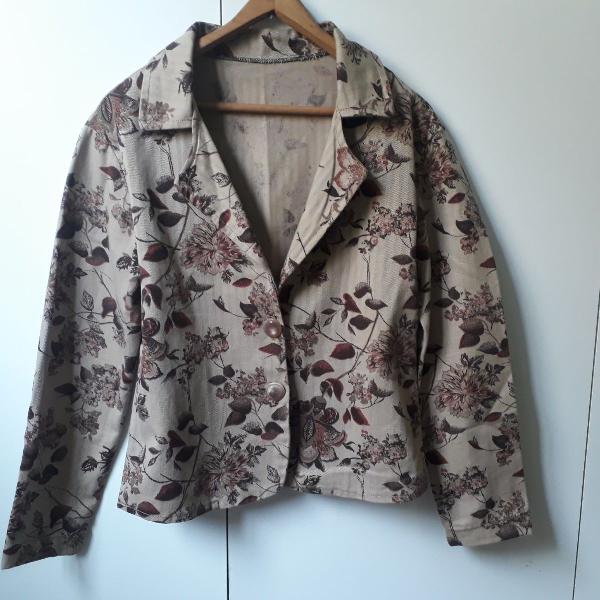 blazer florido m