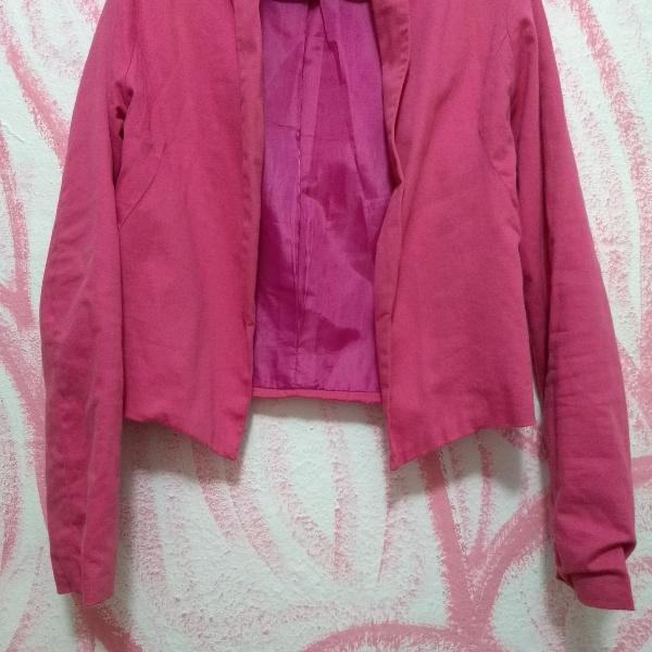 blazer rosa