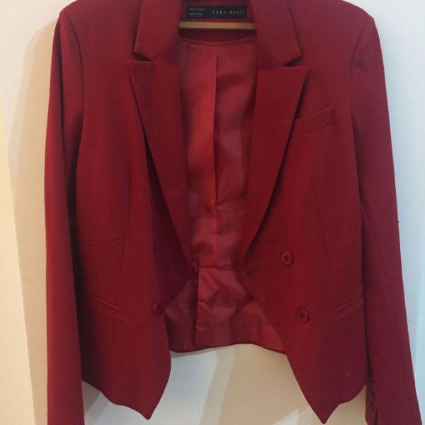 blazer vermelho