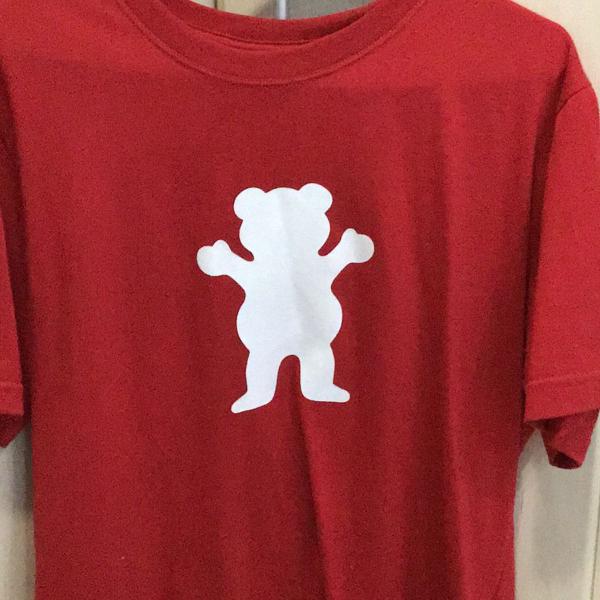 camisa grizzly vermelha
