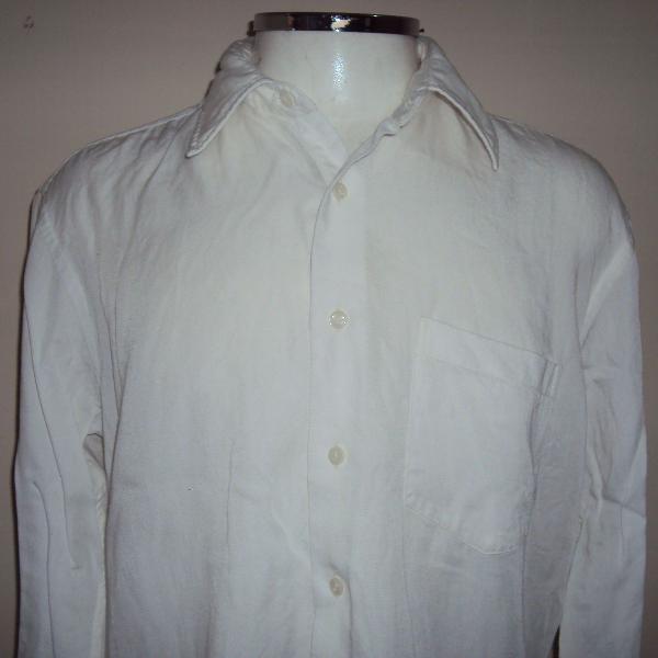 camisa masculina social branca artefina tamanho g