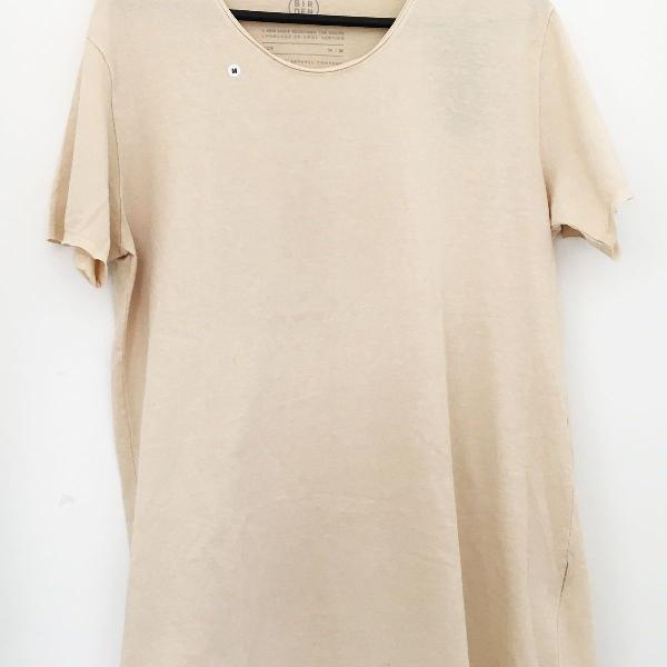 camiseta birden washed creme nova