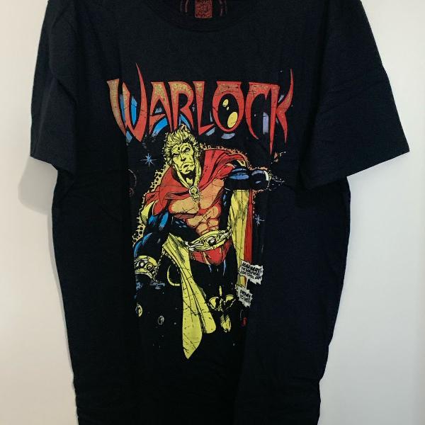 camiseta geek warlock omelete box