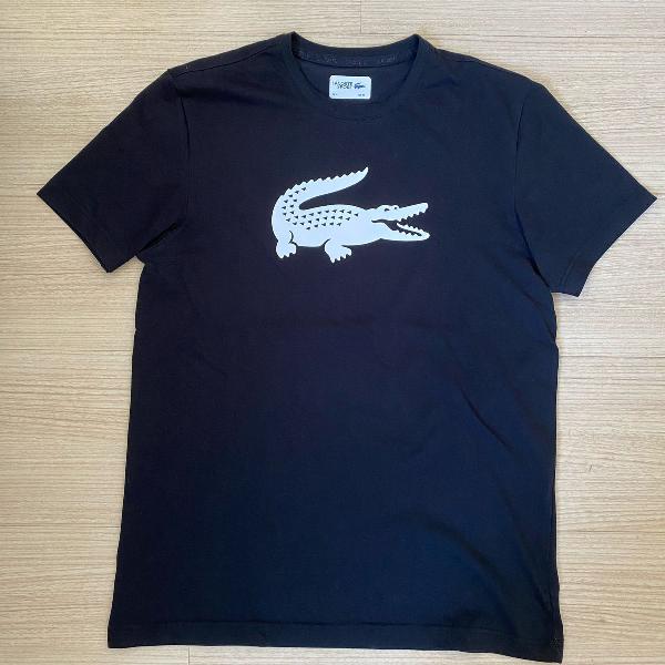 camiseta lacoste preta m